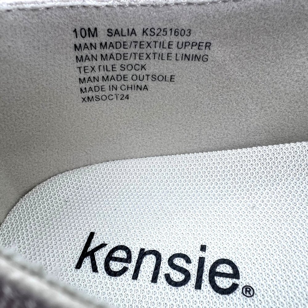 Kensie Salia Slip On Canvas Boat Shoes Sneakers Womens10M Beige Casual Loafers - Picture 2 of 14